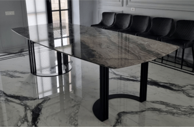 Placă din Mese cu blat din marmură! Tables with marble countertop VALENTINO 