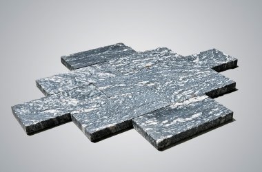 Placă din Granit Thunder Black granite paving Dimensiunile plăcii 2050*700; 3000*900; 3000*1900